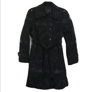 Classic Black Women's Trench Coat